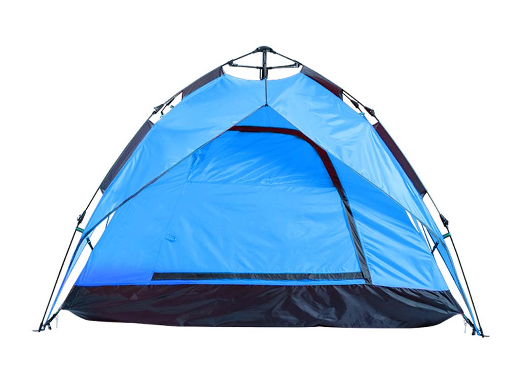 Outdoor Tent Automatic Double-deck Camping 3-4 People blue : Airsoft ...